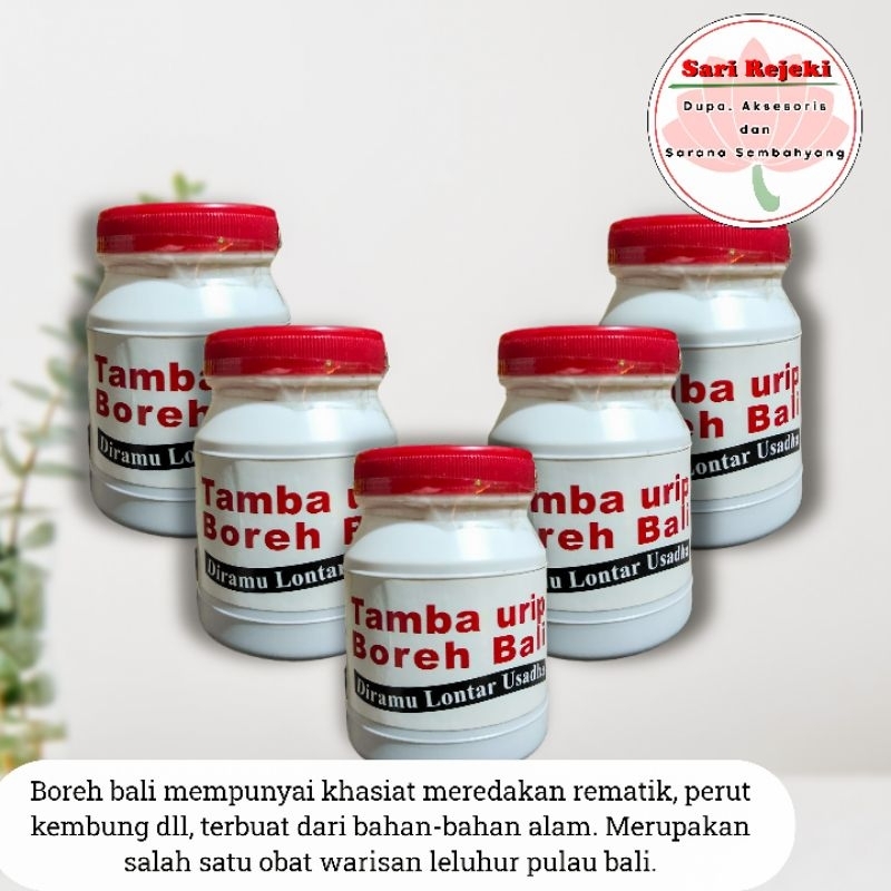 Boreh lulur tradisional tamba urip khas bali