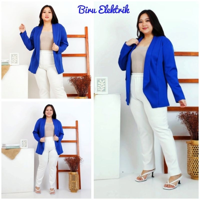 (NEW!!) BLAZER BIGSIZE ATASAN BLAZER JUMBO BLAZER KOREA BLAZER SCUBA