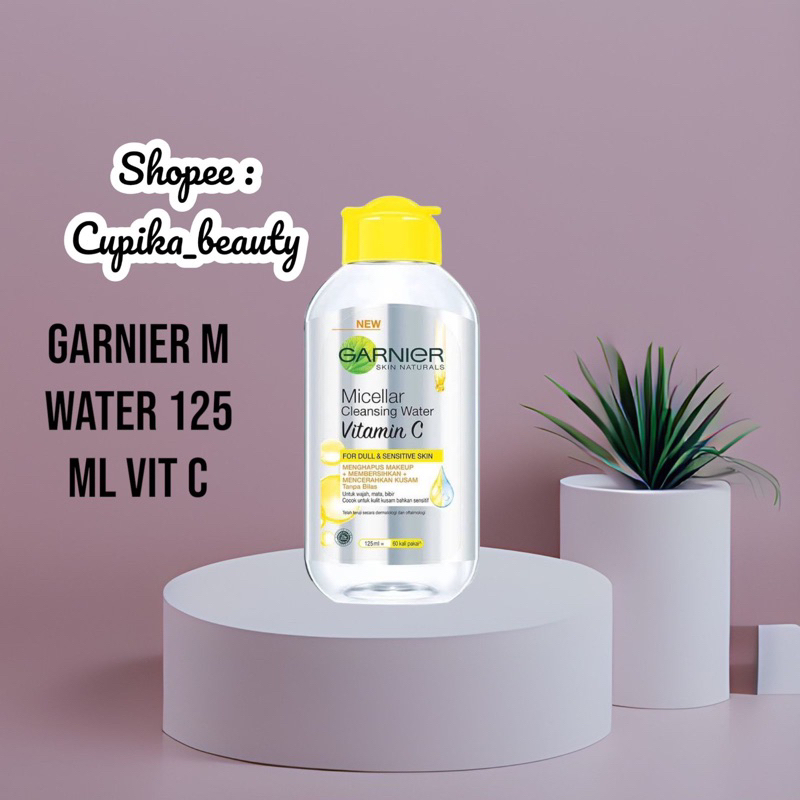 *uo,x* [ 125 ml vit c ] garnier micellar water 125 ml vit c || pembersih wajah garnier vit c