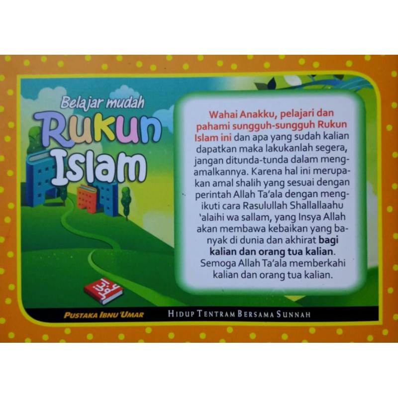 Buku Belajar Mudah Rukun Islam Edisi Buku Anak