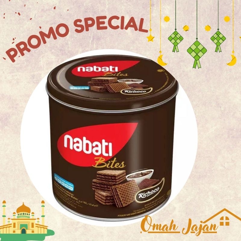 

Wafer Nabati Cokelat Kaleng 287 gram Richoco