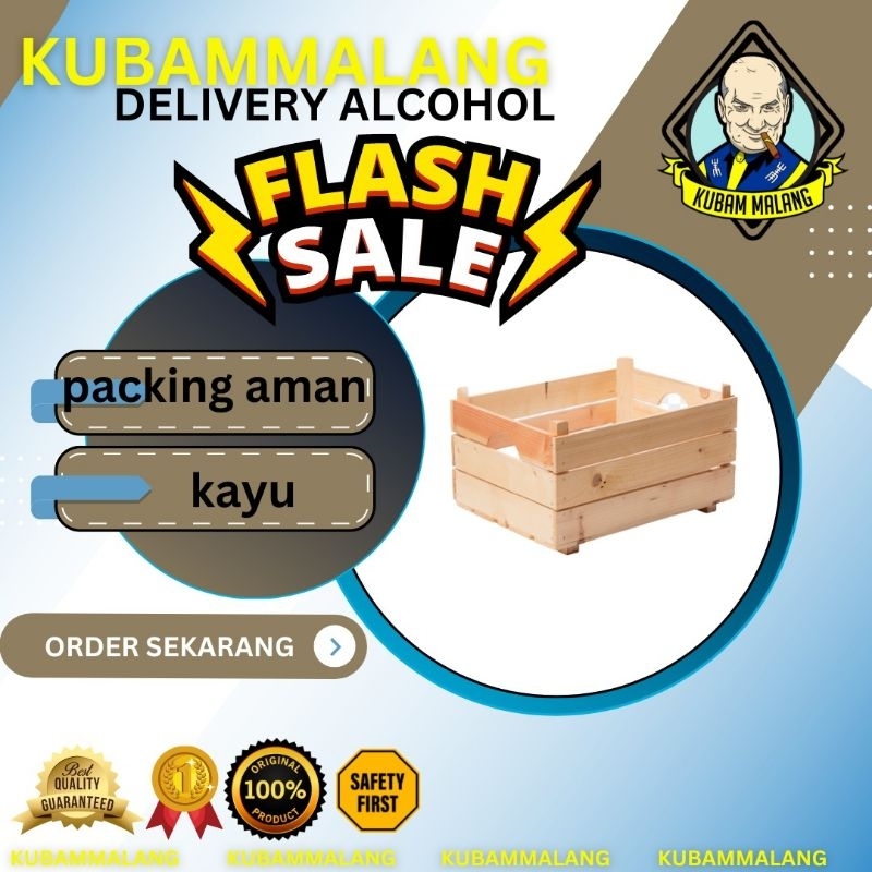 

Tambahan Packing kayu 5-6 botol