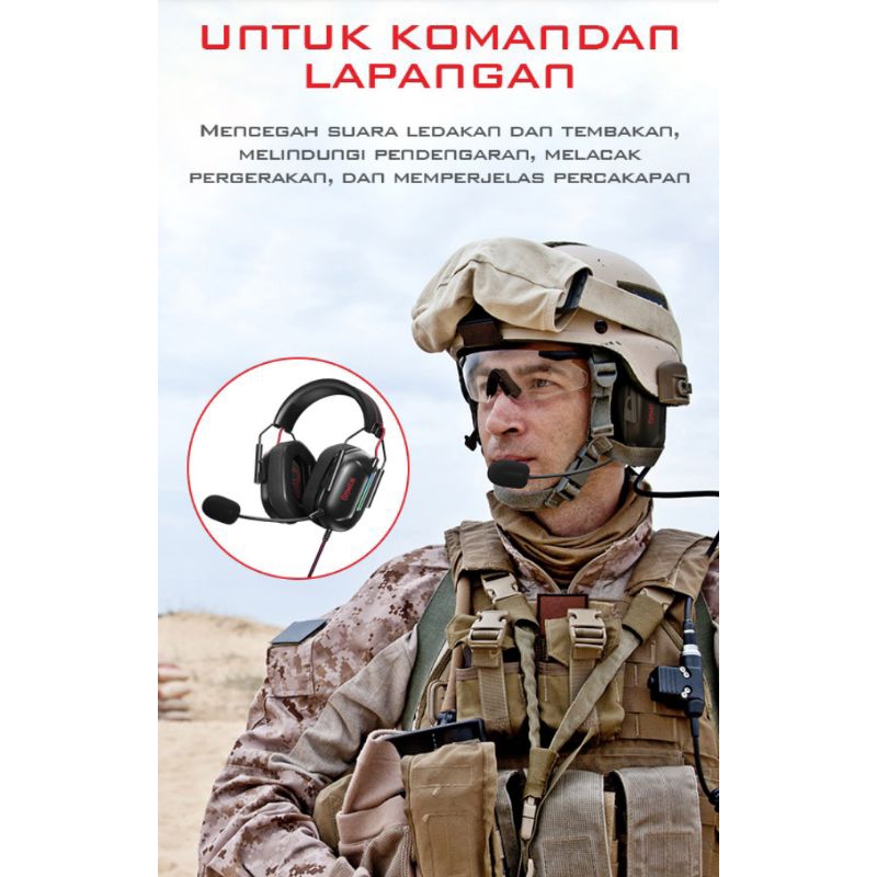 GAMEN HEADSET GAMING GALEA (MOBILE) Tactical USB / Audio Jack 5mm