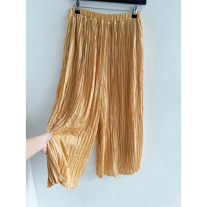 pleated culotte