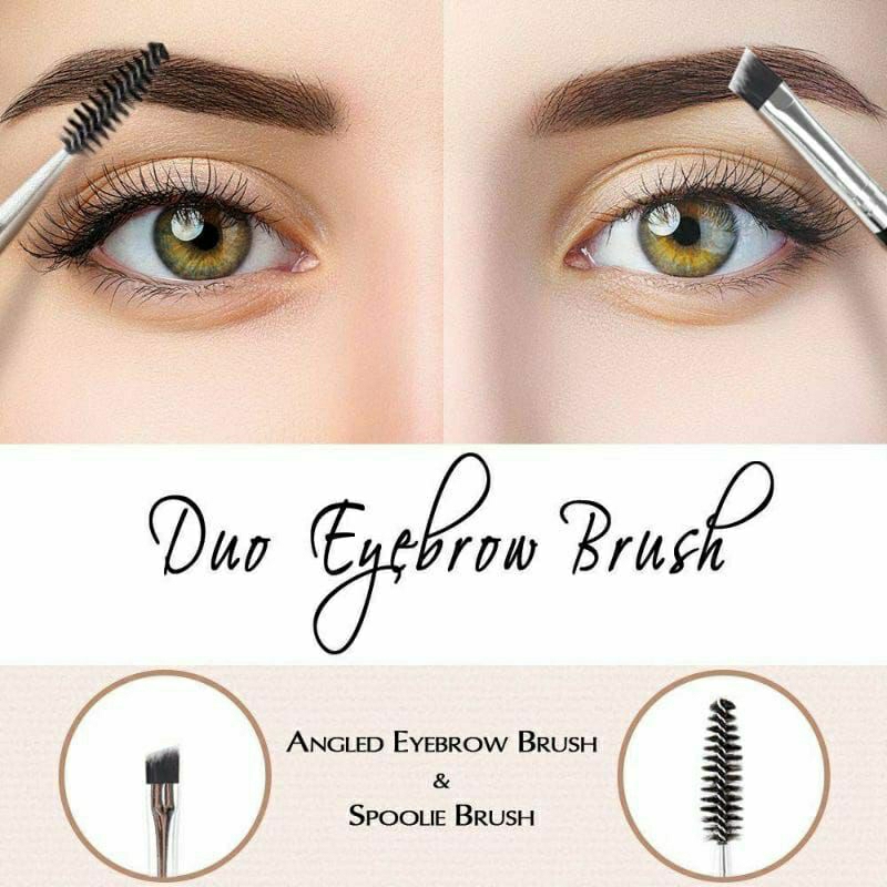 Kuas Alis 2 in 1 Brush Sikat Bulu Mata Premium