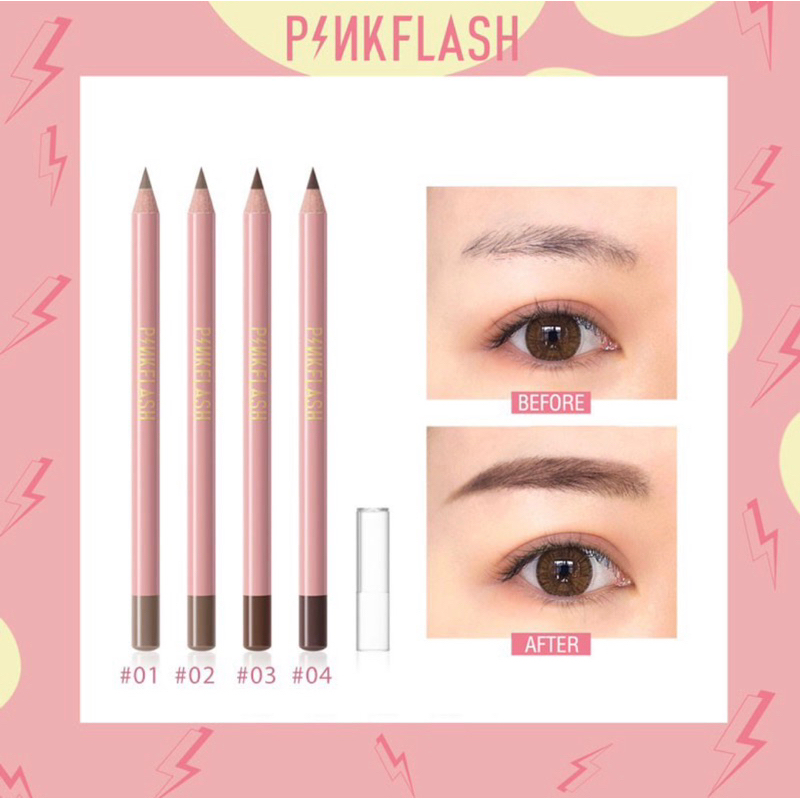 Pinkflash Eyebrow Pensil Alis Anti Air Tahan Lama