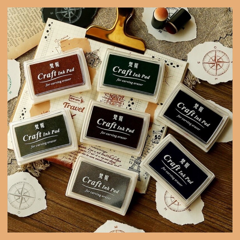 

INKPAD STAMP INK PAD TINTA STEMPEL BAK CAP JOURNAL SCRAPBOOK DIY