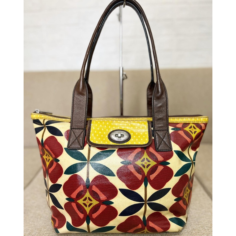 tas fossil keyper tote [preloved] bekas pakai