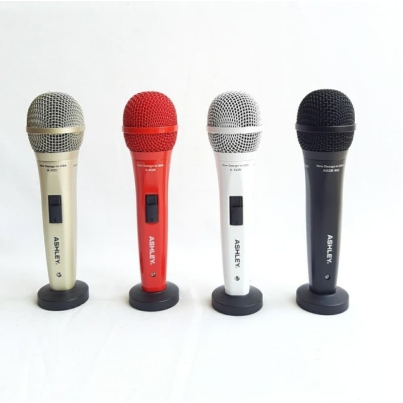 Microphone Ashley A02 Original Mic Kabel Ashley A 02 Original

