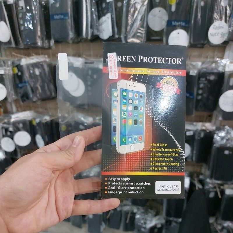 Screen Protector ANTI GORES bening SAMSUNG J7 / J700 / J7 2015