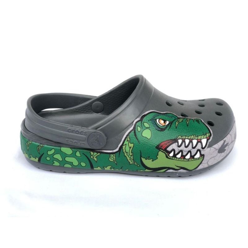 Sandal Crocs Anak Dino Fun lab / Crocs Anak anak Dino