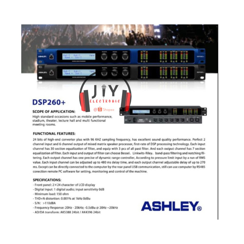 DLMS Management Ashley DSP260+ Plus DSP-260+ DSP 260+ Original