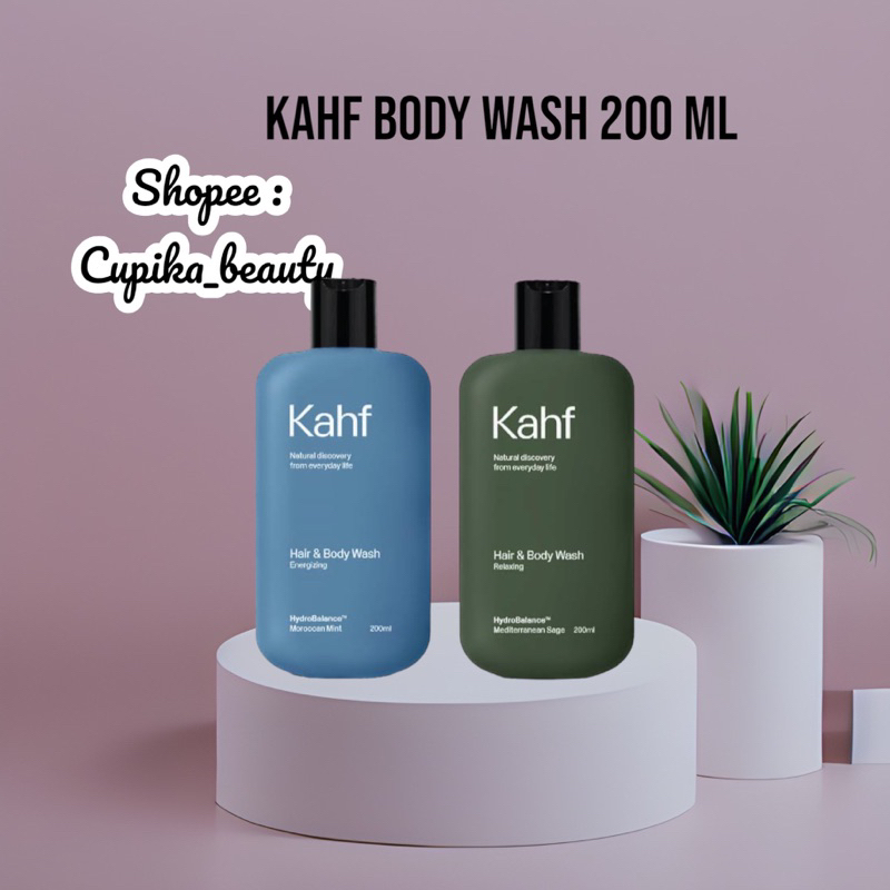 [ ua ] [ 200 ml ] kahf body wash 200 ml || sabun mandi kahf 200 ml