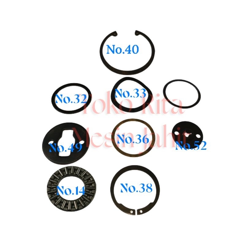 bagian 2 bartack Juki LK-1850 main shaft components Part.1