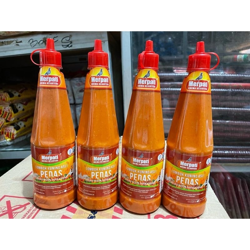 

Lombok Kuning Merpati 300ml (botol plastik)