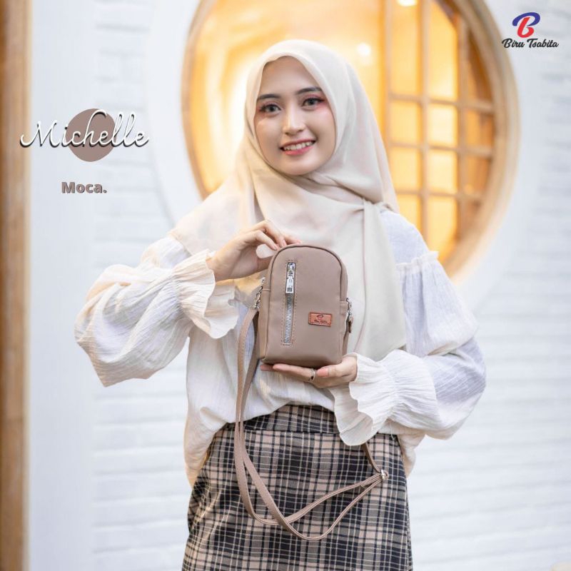 Michelle bag by biru tsabita / tas Michelle / tas biru tsabita / tas hp / tas dompet