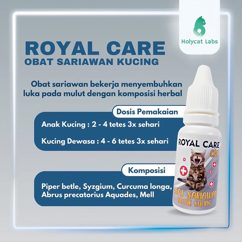 Obat Kucing ROYAL CARE SARIAWAN 10ml