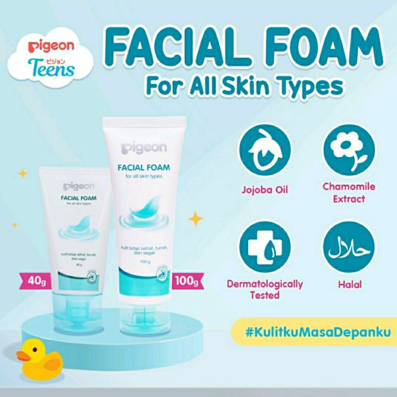 Pigeon Teens Facial Foam Series | All Skin Types | Acne Care | Daily Mild | Deep Cleansing