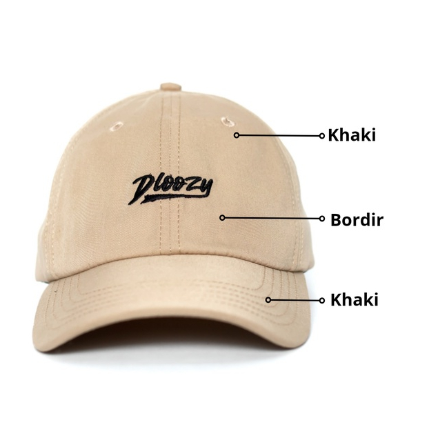 DLOOZY Topi Baseball Polo cap Khaki Dlz05