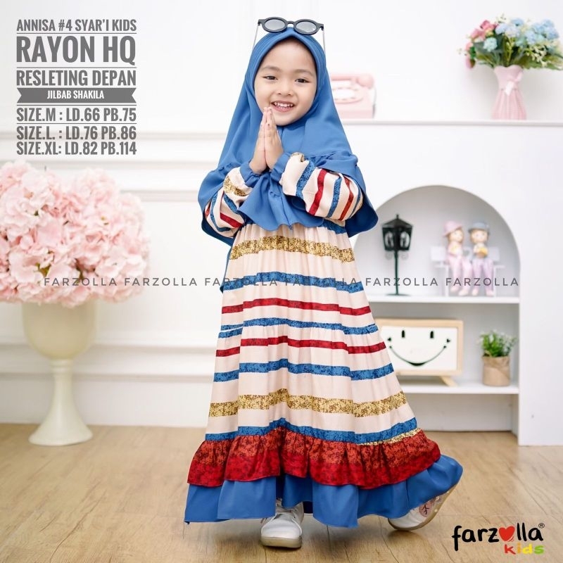 Annisa #4 syar'i kids ORI FARZOLLA