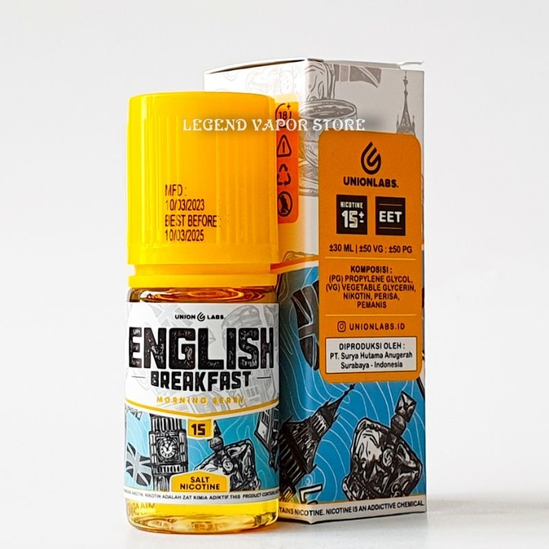 SALT NIC - LIQUID ENGLISH BREAKFAST Morning Berry 30ML AUTHENTIC