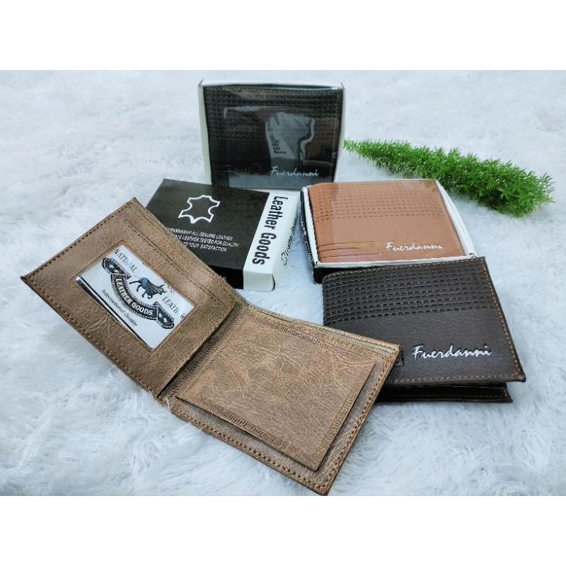 Dompet pria / dompet kulit lipat mewah