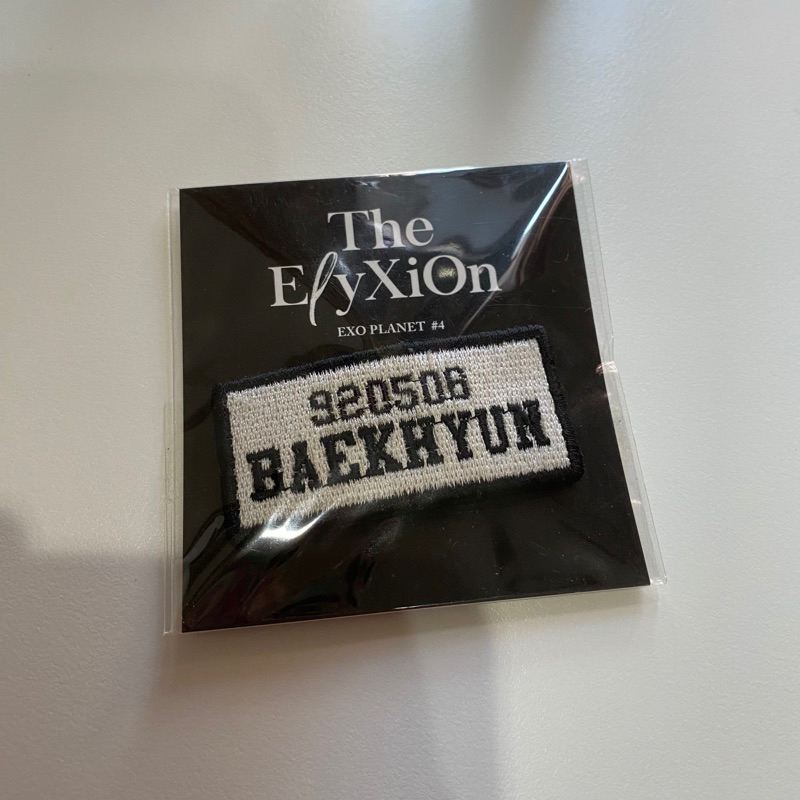Wappen Badge Baekhyun (Official) The Elyxion Merch