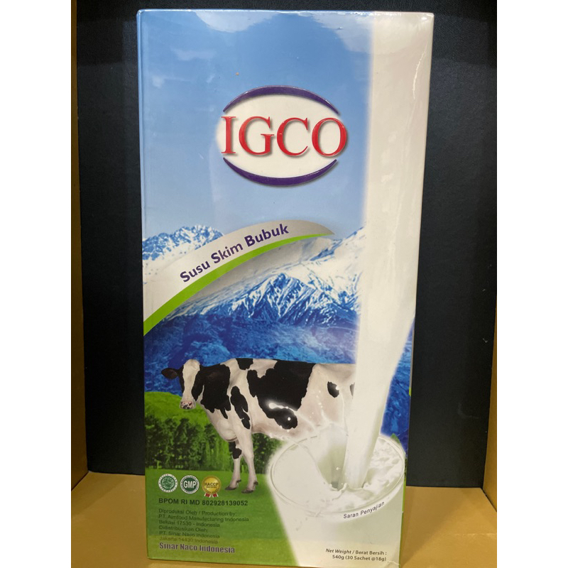 susu IGCO susu skim bubuk kolostrum isi 30sachet