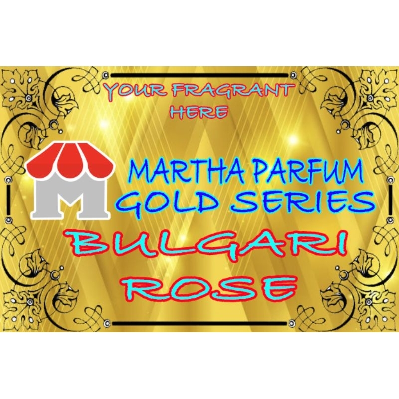 BULGARI ROSE PARFUM REFIL GOLD SERIES