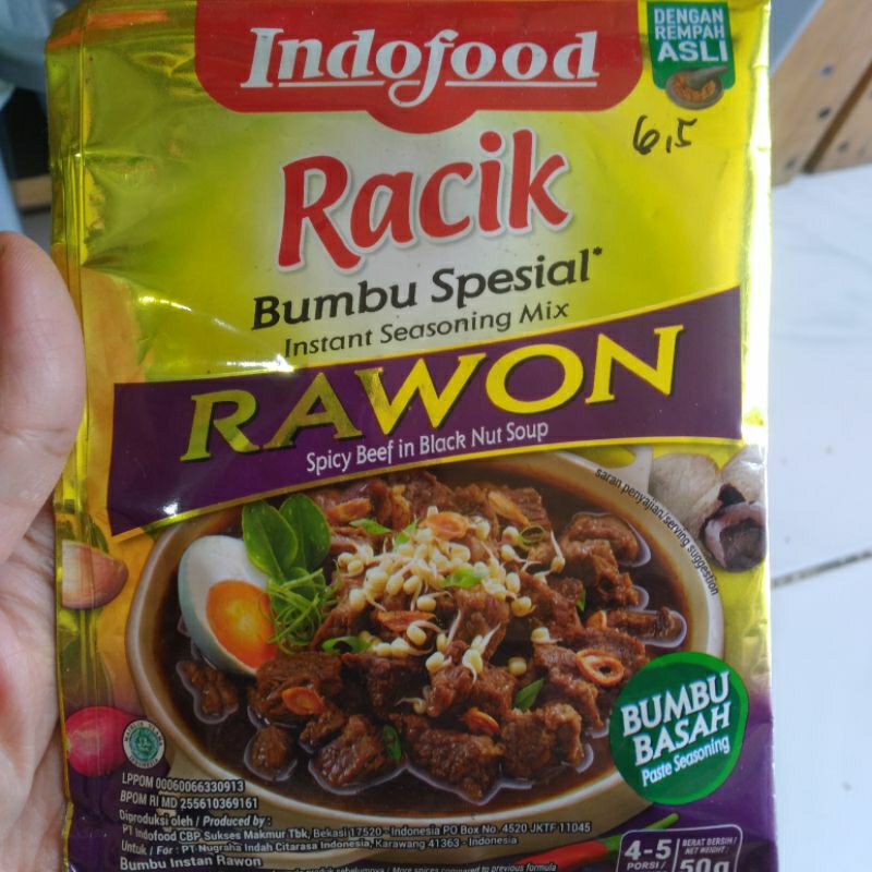 

Bumbu Instan Indofood RAWON