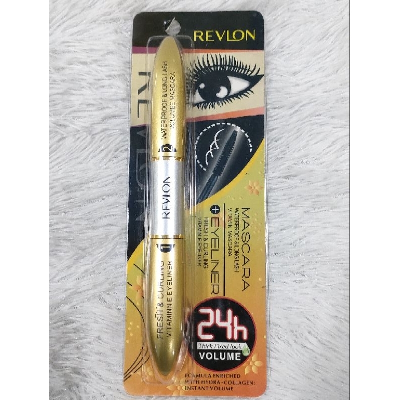 Mascara + Eyeliner 2in1 / Mascara Eyeliner double extension waterproof MURAH /Grosir