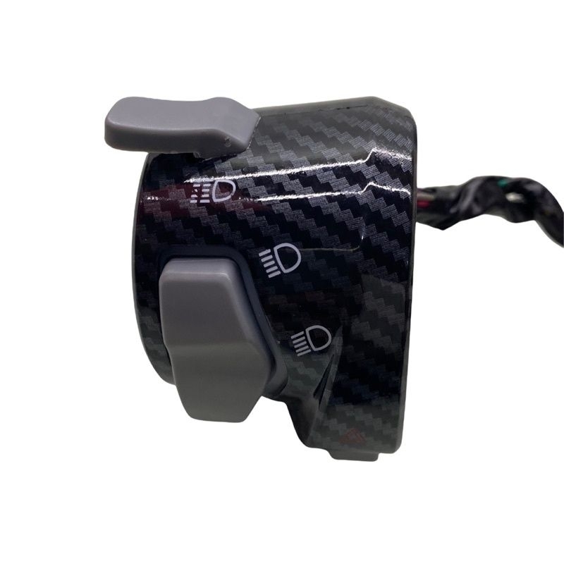 saklar holder set nyala LED VIETNAM AEROMOTIVE body carbon vario soket pnp