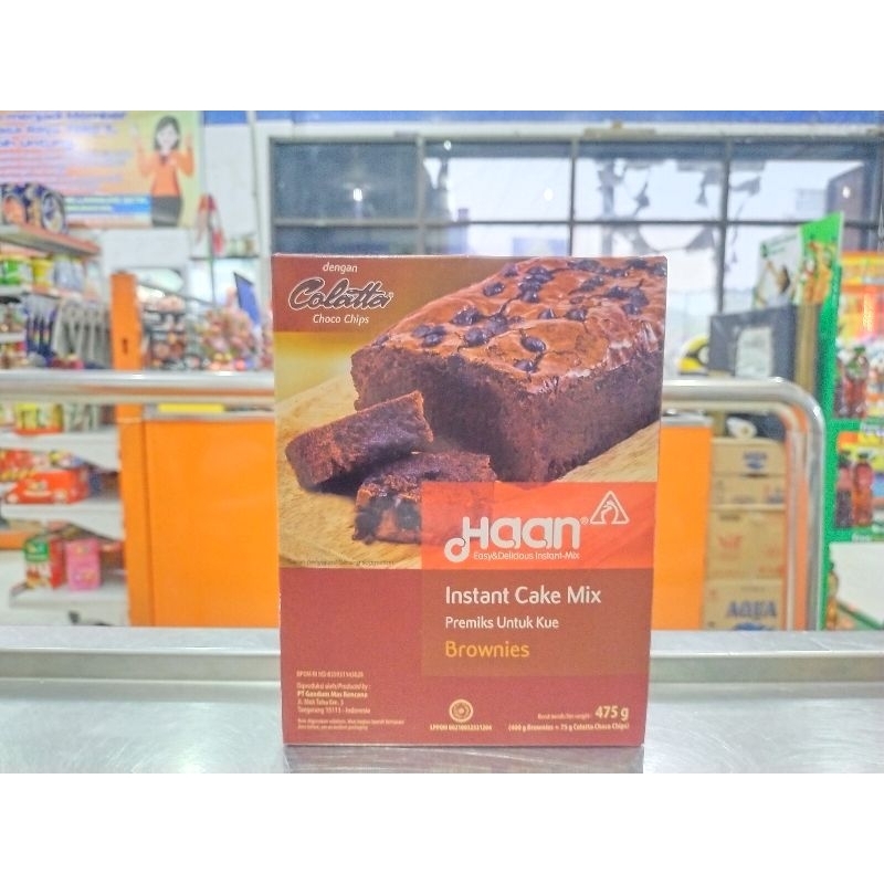 

HAAN INSTANT CAKE MIX BROWNIES 475G