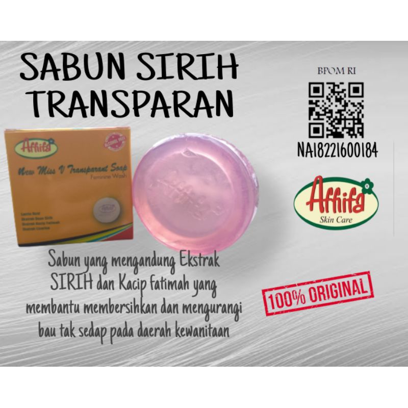 SABUN SIRIH AFHIFA ORIGINAL BPOM