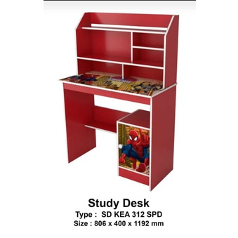 Meja Belajar Anak Karakter-Lemari Buku-Meja Tulis