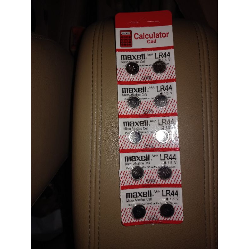 Maxell LR 44 Original baterai LR44 1.5 volt