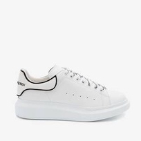 Sepatu Alexander Mc Queen McQUEEN White List Black Logo Putih Hitam Premium