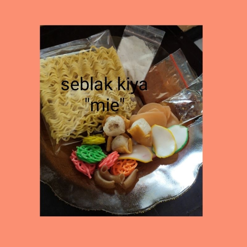 

SEBLAK MIE/seblak kiya