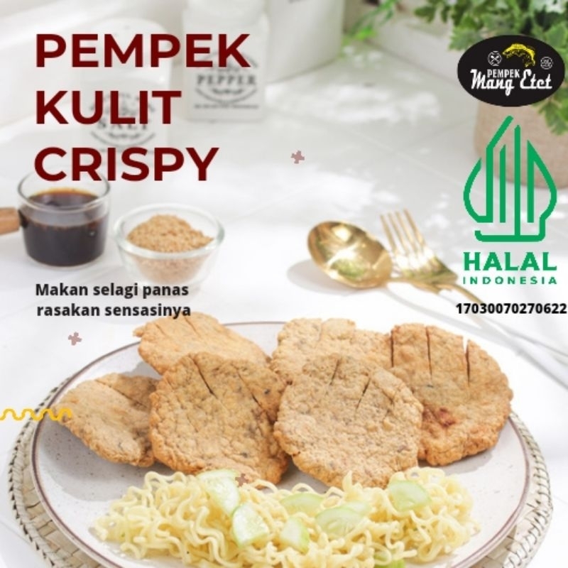 

PEMPEK PALEMBANG PEMPEK KULIT CRYSPI 15 PCS BEST SELLER.