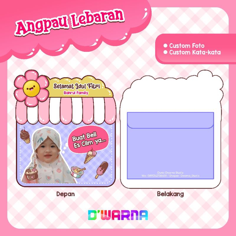 

Amplop Lebaran, Angpao Lebaran Lucu Unik ( 10 pcs )