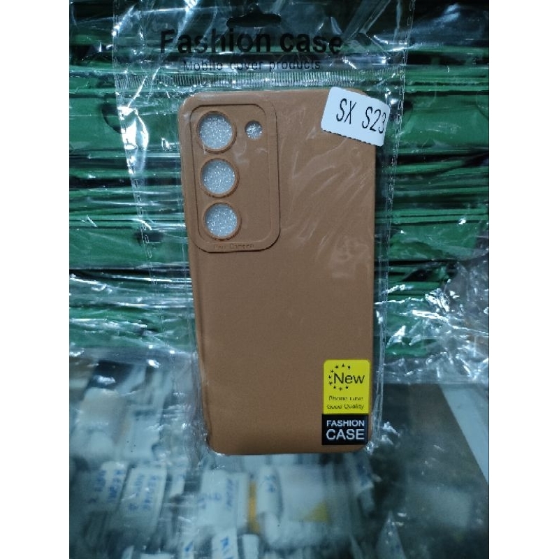 Softcase Samsung S23 Silikon Casing Case Macaron Pelindung Pro Camera