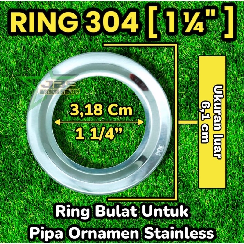 RING STAINLESS SS 304 - VARIAN UK : 1/2&quot;, 5/8&quot;,  3/4&quot;, 1&quot;, 1¼&quot; Inchi