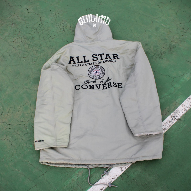 WindBreaker Converse Sherpha Boston Mass GRY