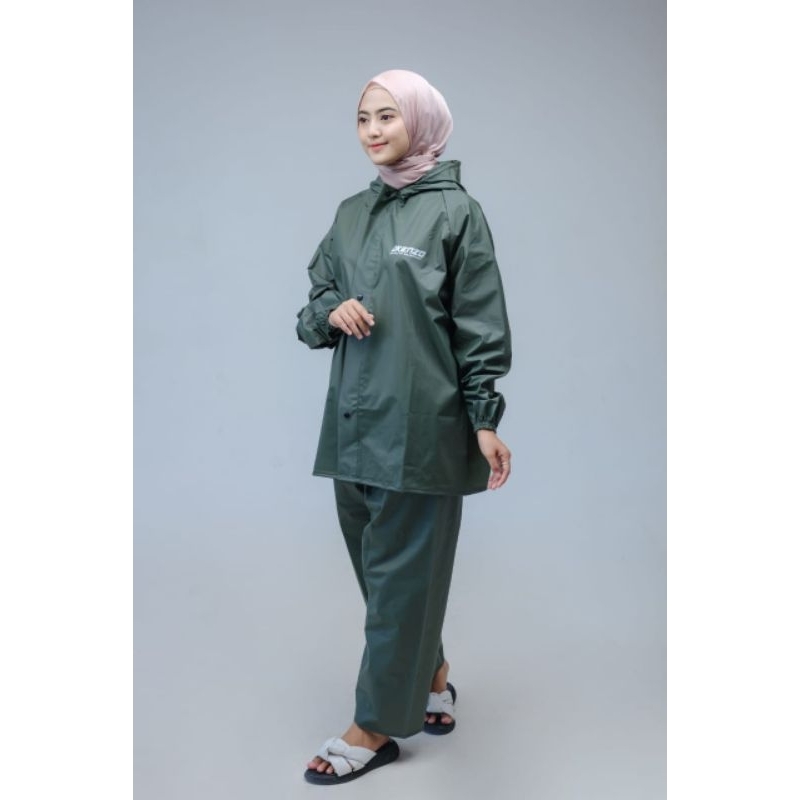 Jas Hujan Raincoat Setelan Jaket Celana Raincoat Pria Wanita