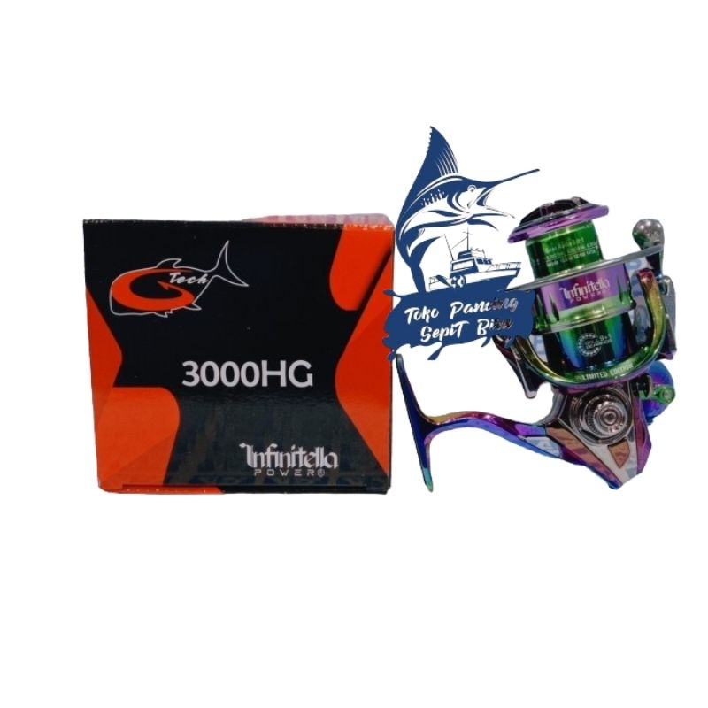 REEL SPINNING G TECH INFINITELLA 3000HG