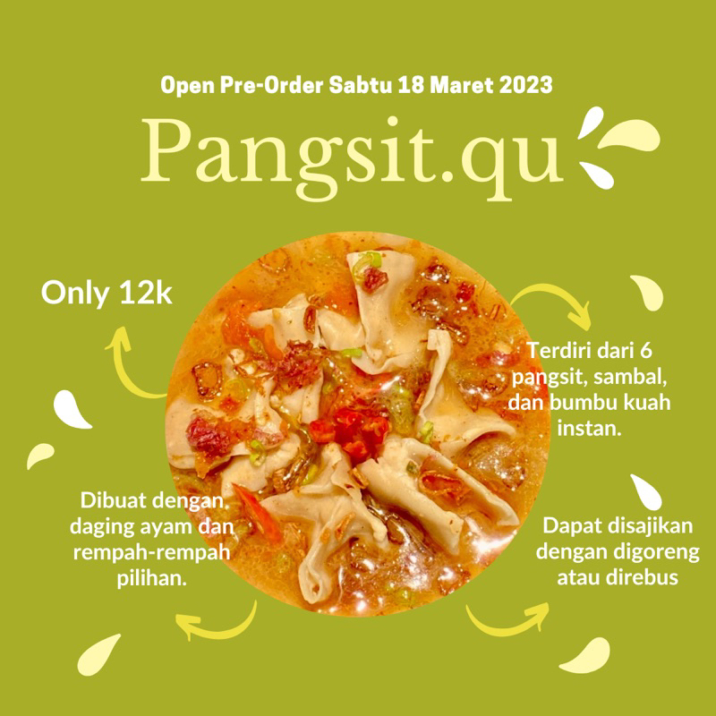 

Pangsit.qu -Pangsit Ayam Instan + Bumbu