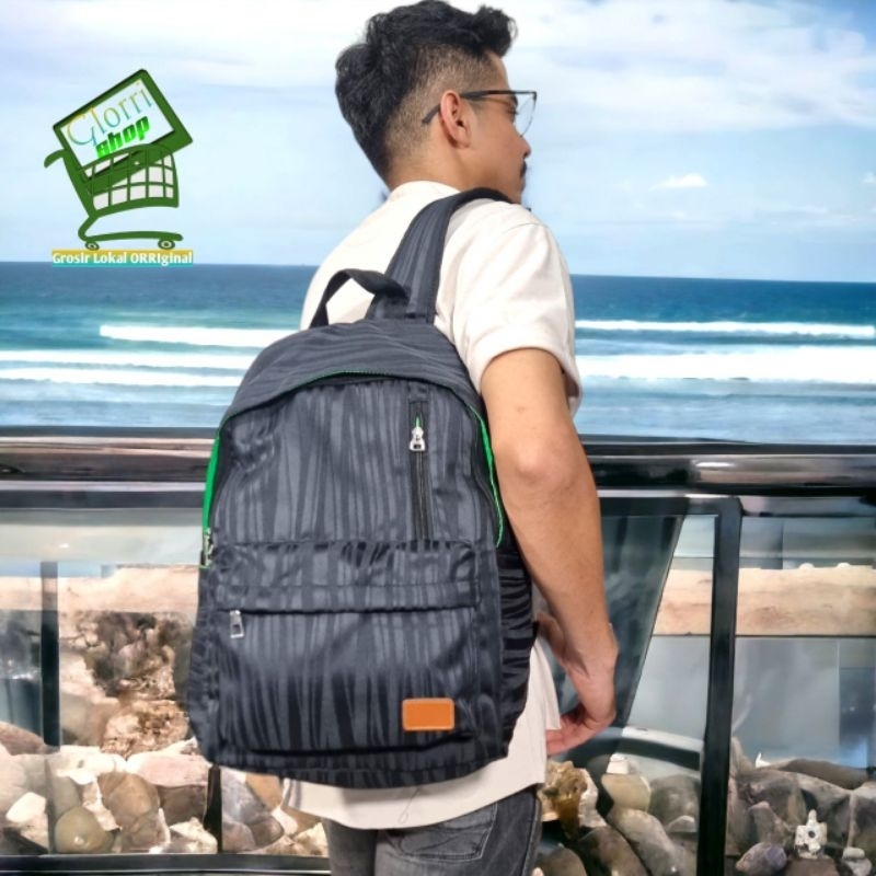 Tas Ransel Pria RDN 015 Distro Bandung Ransel Punggung Backpack Cowok Keren Sek BRAN NB-Tp F7B55RAPO