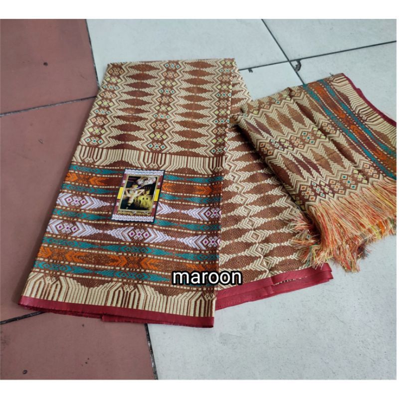 Kain songket thailand // kain songket selendang // rok songket // rok