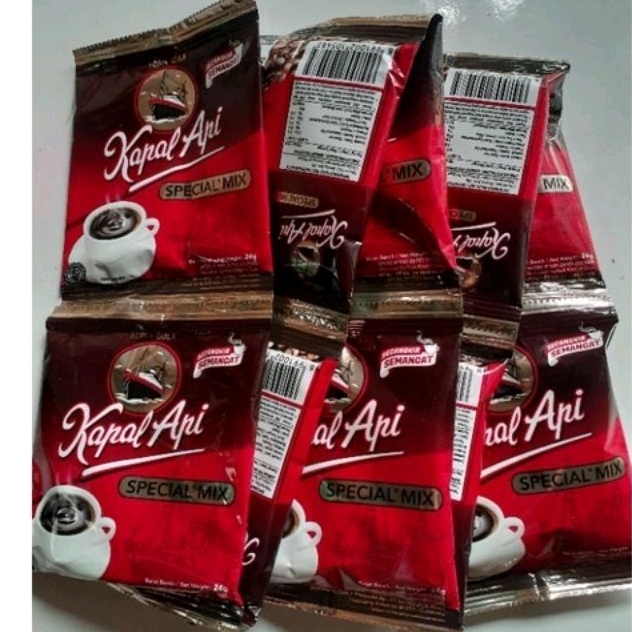 

Kapal api spesial mix kopi+gula isi 10 sachet @24gr