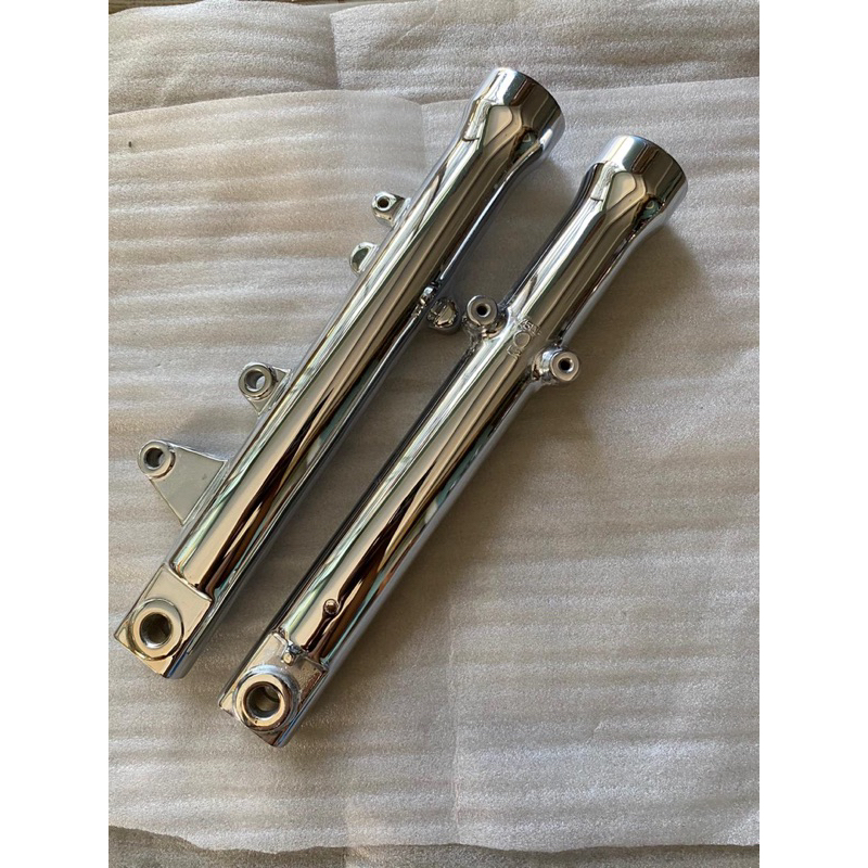 tabung shock depan scorpio chrome